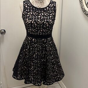 NWOT XScape Black and Nude under layment. Size 6